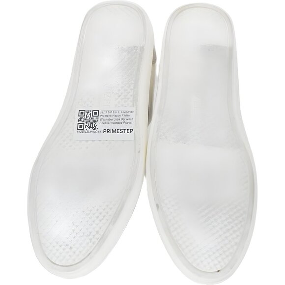 LifeStride Happy Friday washable lace-up white sneakers webbed fabric 8.5M - Picture 6 of 6